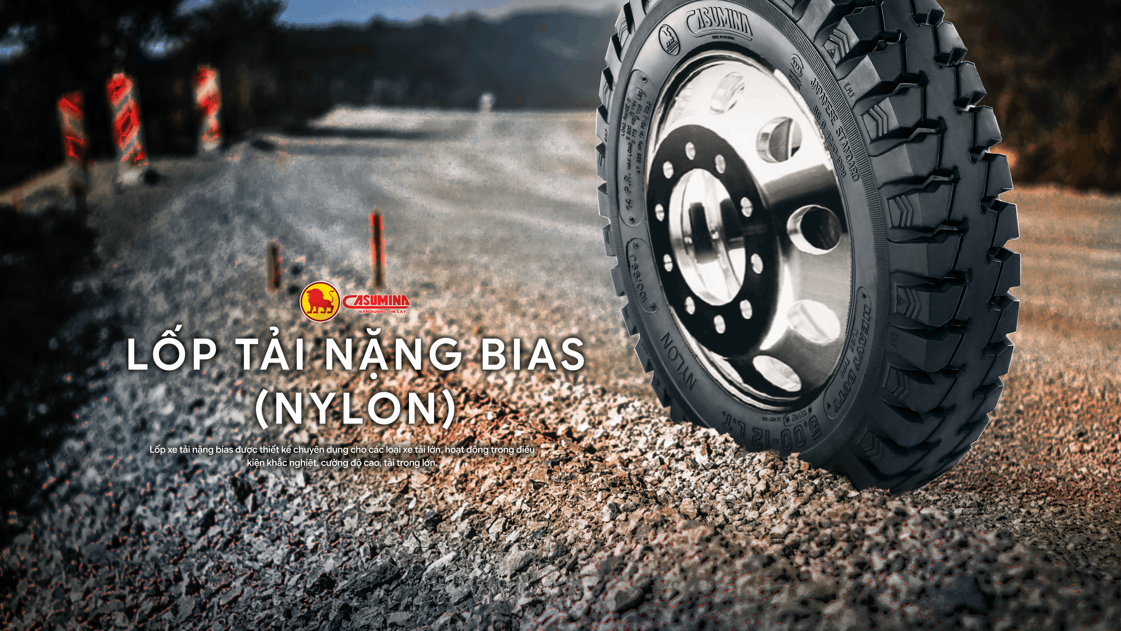 Lốp tải nặng BIAS - Nylon (HTB)