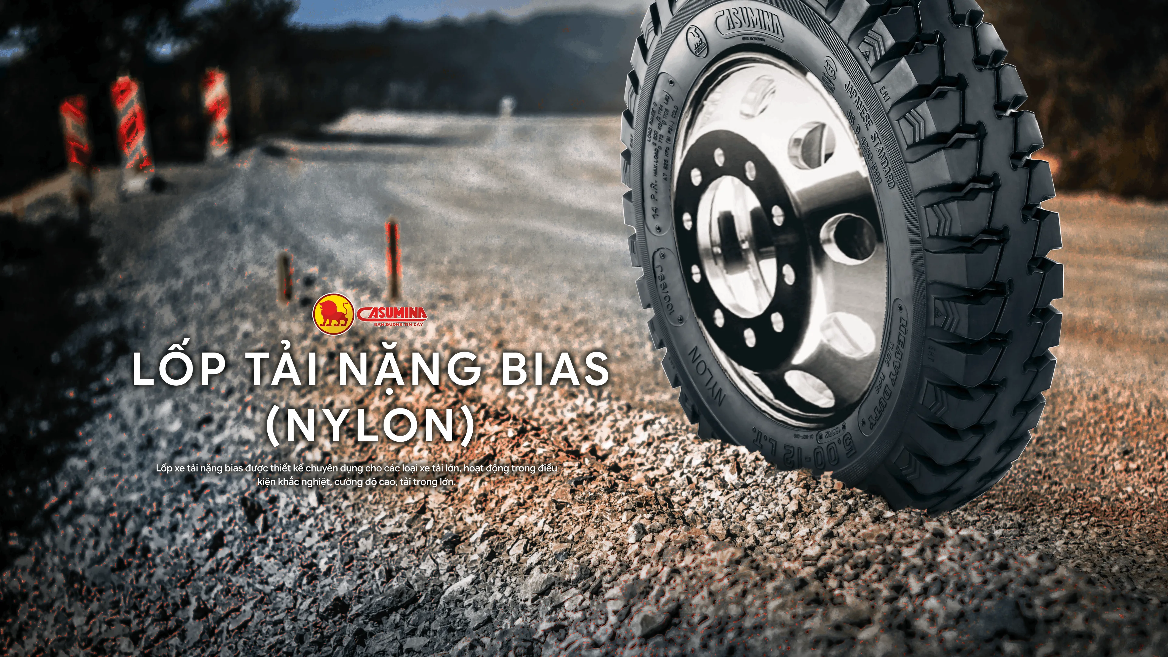 Lốp tải nặng BIAS - Nylon (HTB)