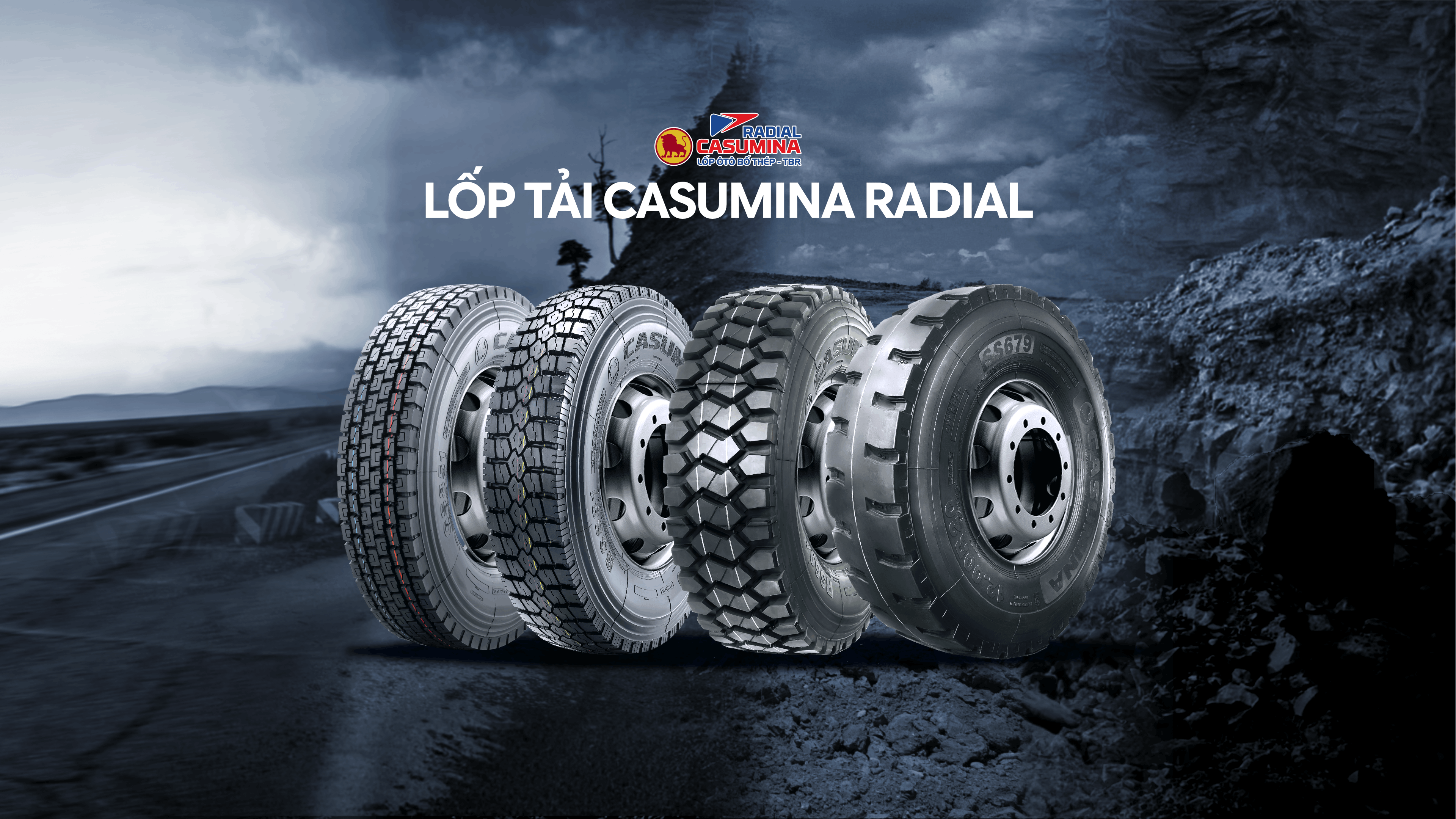 Lốp tải bố thép (TBR)